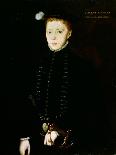 Portrait of a Lady of the Wentworth Family (Probably Jane Cheyne), 1563-Hans Eworth-Framed Giclee Print