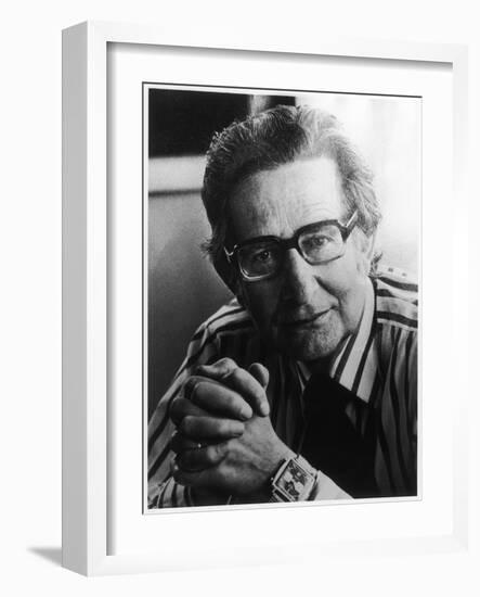 Hans Eysenck, Closeup-John Cutten-Framed Photographic Print