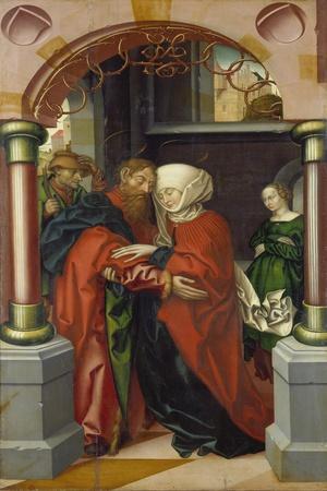 'Saint Joachim and Saint Anne Meeting at the Golden Gate, 1512' Giclee  Print - Hans Fries | Art.com