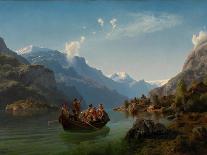 Bridal Journey in Hardanger-Hans Gude-Premier Image Canvas