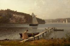 Bridal Journey in Hardanger-Hans Gude-Framed Premier Image Canvas