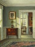 Looking through to the Dining Room, (Oil on Canvas)-Hans Hilsoe-Framed Giclee Print