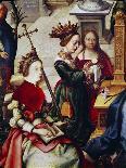 Virgin, Child and Saints (Detail of Angels Playing the Organ), 1519 (Oil on Oak)-Hans Holbein the Elder-Giclee Print