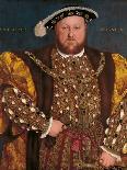 Portrait of Henry VIII-Hans il Giovane Holbein-Framed Premier Image Canvas