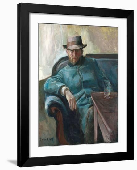 Hans Jæger-Edvard Munch-Framed Premium Giclee Print