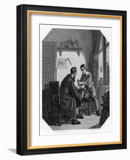 Hans Jansen and His Son Sacharias, C1870-H Sluyter-Framed Giclee Print