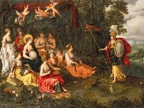 Minerva Visiting the Muses on Mount Helicon-Hans Jordaens III-Framed Premium Giclee Print