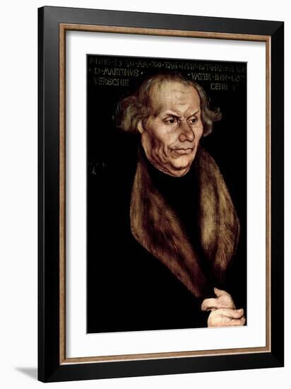 Hans Luther-Lucas Cranach the Elder-Framed Giclee Print