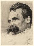 Friedrich Wilhelm Nietzsche, German Philospher and Writer-Hans Olde-Framed Giclee Print