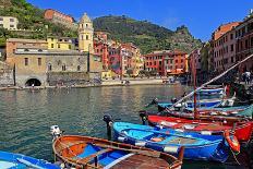 Vernazza, Italian Riviera, Cinque Terre, UNESCO World Heritage Site, Liguria, Italy, Europe-Hans-Peter Merten-Framed Photographic Print