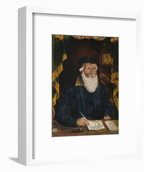 'Hans Sachs 1494-1576. Kupferstich von Hans Weygel', 1934-Unknown-Framed Giclee Print