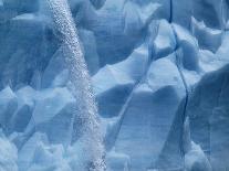 Waterfall on Glacier on Spitsbergen-Hans Strand-Photographic Print