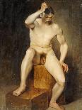 A Reclining Male Nude-Hans Von Staschiripka Canon-Mounted Giclee Print