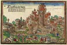 Destruction of the Krögelstein Castle by the Swabian League-Hans Wandereisen-Framed Giclee Print