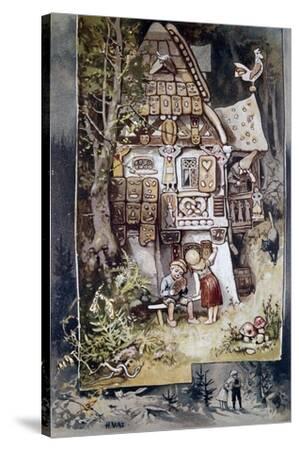 Hansel and Gretel, Illustration by Hermann Vogel' Giclee