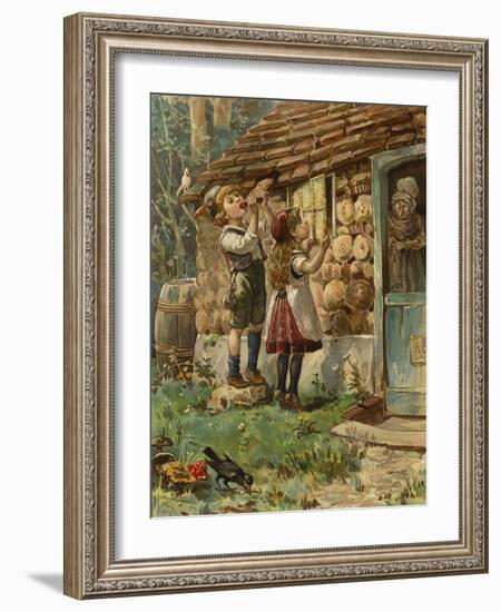 Hansel and Gretel-null-Framed Giclee Print