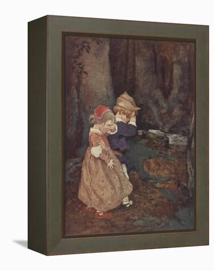 Hansel and Gretel-Jessie Willcox-Smith-Framed Premier Image Canvas