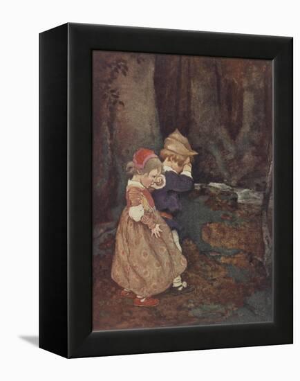 Hansel and Gretel-Jessie Willcox-Smith-Framed Premier Image Canvas