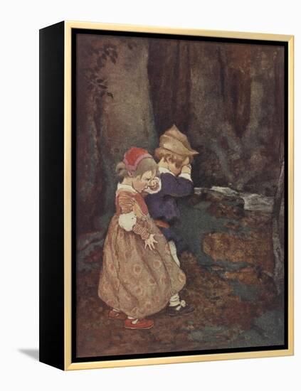 Hansel and Gretel-Jessie Willcox-Smith-Framed Premier Image Canvas