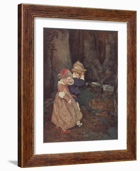 Hansel and Gretel-Jessie Willcox-Smith-Framed Giclee Print