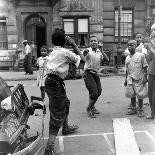 Two Boys Play-Fight While Other Children Look On, Harlem, 1938-Hansel Mieth-Photographic Print