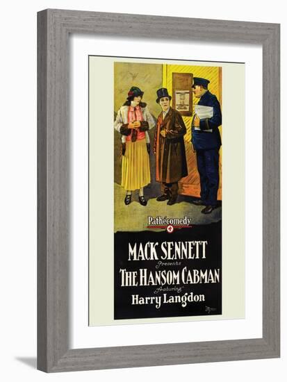 Hansom Cabman-Mack Sennett-Framed Art Print