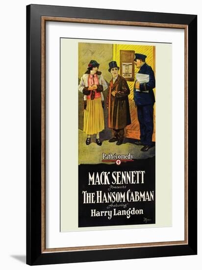 Hansom Cabman-Mack Sennett-Framed Art Print