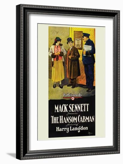 Hansom Cabman-Mack Sennett-Framed Art Print