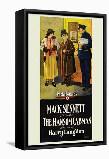 Hansom Cabman-Mack Sennett-Framed Stretched Canvas