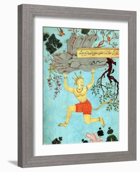 Hanuman, Hindu Monkey God-Science Source-Framed Giclee Print