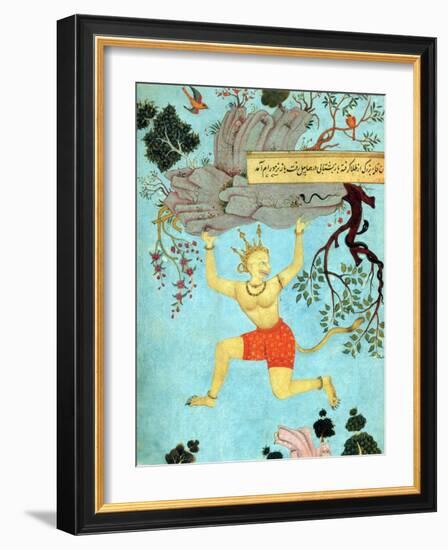 Hanuman, Hindu Monkey God-Science Source-Framed Giclee Print