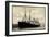 Hapag, Dampfschiff Cleveland in Fahrt Am Hafen-null-Framed Giclee Print