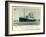 Hapag, S.S. Hamburg, New York, 1936, Dampfschiff-null-Framed Giclee Print