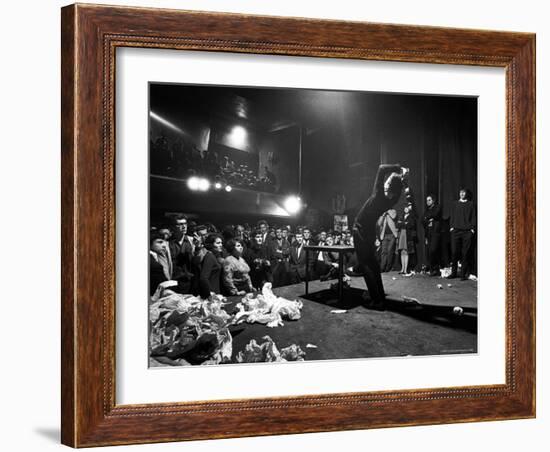 Happening Performed at the Festival of Free Expression-John Loengard-Framed Photographic Print