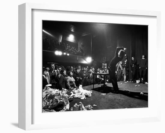 Happening Performed at the Festival of Free Expression-John Loengard-Framed Photographic Print