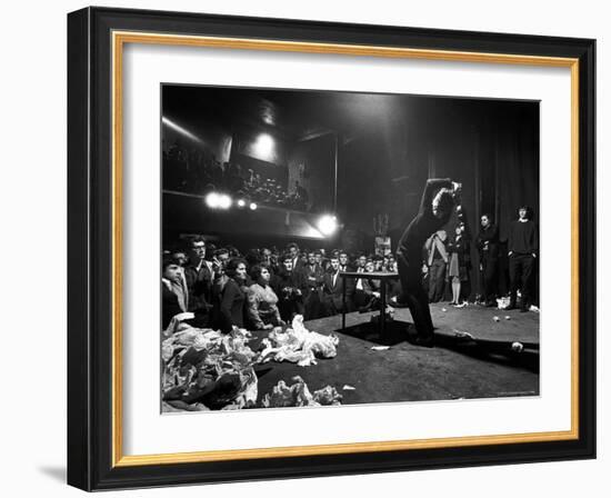 Happening Performed at the Festival of Free Expression-John Loengard-Framed Photographic Print