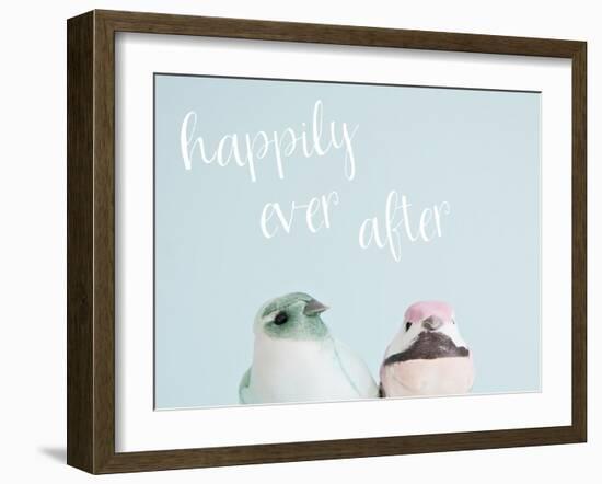 Happily Ever after Love Birds-Susannah Tucker-Framed Art Print