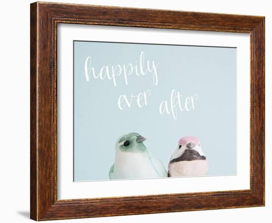 Happily Ever after Love Birds-Susannah Tucker-Framed Art Print