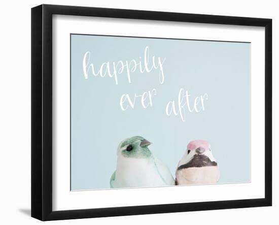 Happily Ever after Love Birds-Susannah Tucker-Framed Art Print