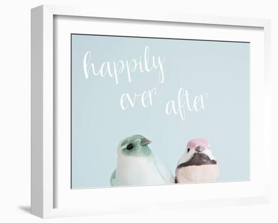 Happily Ever after Love Birds-Susannah Tucker-Framed Art Print