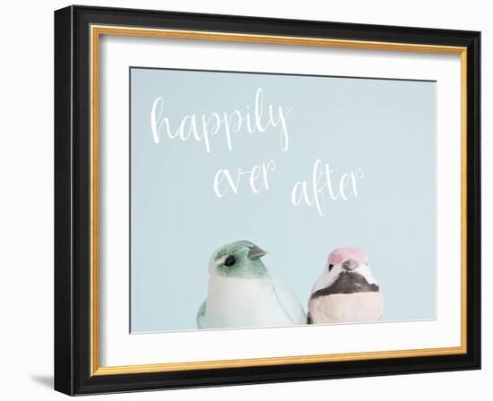 Happily Ever after Love Birds-Susannah Tucker-Framed Art Print