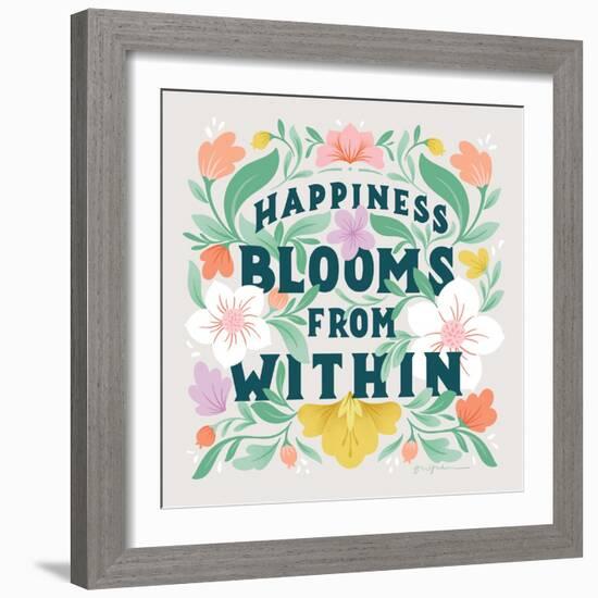 Happiness Blooms II-Gia Graham-Framed Photographic Print