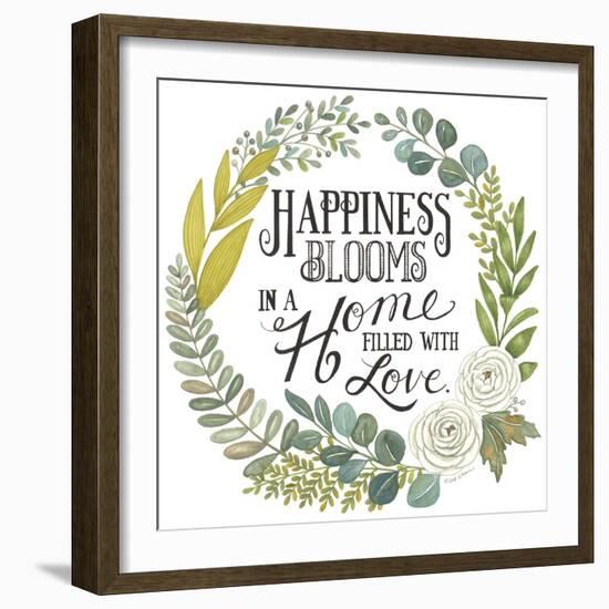 Happiness Blooms-Deb Strain-Framed Art Print