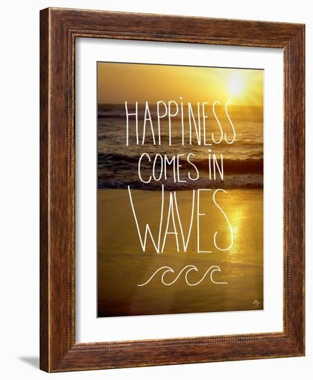 Happiness in Waves-Kimberly Glover-Framed Giclee Print