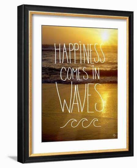 Happiness in Waves-Kimberly Glover-Framed Giclee Print