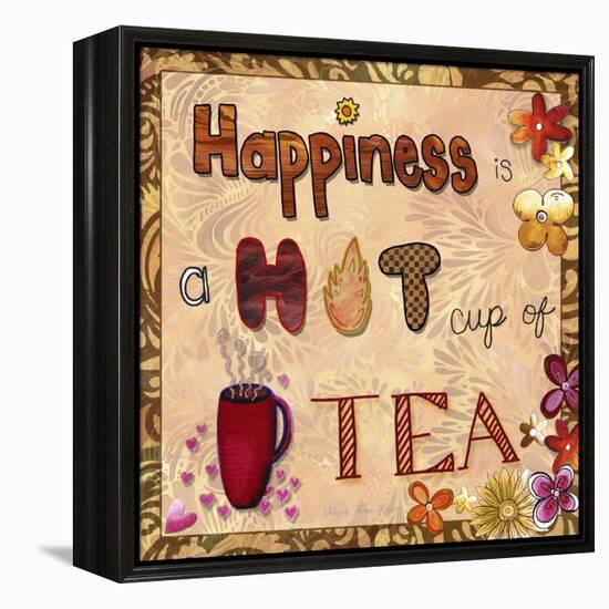 Happiness Is a Hot Cup of Tea-Megan Aroon Duncanson-Framed Premier Image Canvas