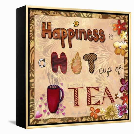 Happiness Is a Hot Cup of Tea-Megan Aroon Duncanson-Framed Premier Image Canvas