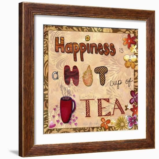 Happiness Is a Hot Cup of Tea-Megan Aroon Duncanson-Framed Giclee Print