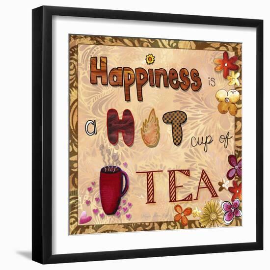 Happiness Is a Hot Cup of Tea-Megan Aroon Duncanson-Framed Giclee Print