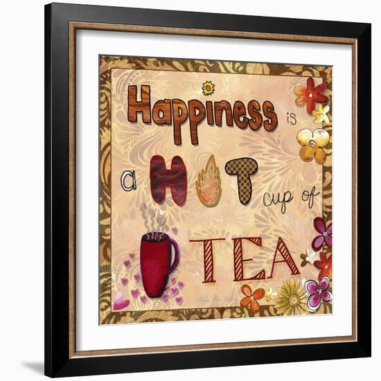 Happiness Is a Hot Cup of Tea-Megan Aroon Duncanson-Framed Giclee Print